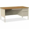 Budget β Single Pedestal Desk, RH, 66" X 30" X 29-1/2", Putty Oak β 1 Budget β Single Pedestal Desk, RH, 66" X 30" X 29-1/2", Putty Oak β -Essentials shop LLR66904