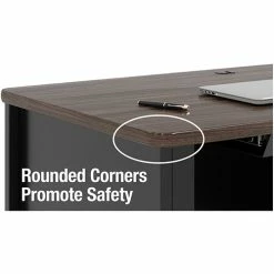 Coupon π Desk, Right-Pedestal, Mobile, 48"x30"x29-1/2", Walnut/Black β 8 Coupon π Desk, Right-Pedestal, Mobile, 48"x30"x29-1/2", Walnut/Black β -Essentials shop LLR66943 2