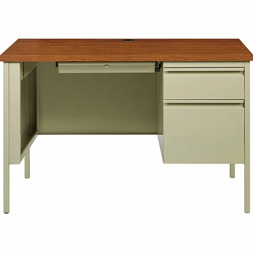 Cheapest 🌟 Right Pedestal Desk, Steel, 45-1/2"x24"x29-1/2", Oak/Putty ⭐ 3 Cheapest 🌟 Right Pedestal Desk, Steel, 45-1/2"x24"x29-1/2", Oak/Putty ⭐