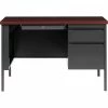 Deals ✨ Right Pedestal Desk, Steel, 45-1/2"x24"x29-1/2", Charcoal 😀 -Essentials shop LLR66949