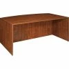 Cheap ✨ Bowfront Desk Shell, 72"x36"x29-1/2",Cherry 🔥 -Essentials shop LLR69406