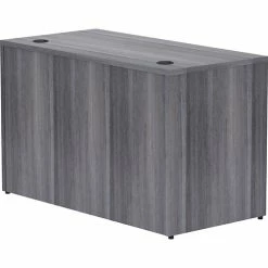 Coupon 🔔 Desk Shell, Rectangular, 48"x24"x29-1/2", Weathered Charcoal 👏 -Essentials shop LLR69549 3