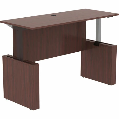 Budget ๐ Essentials 72" Sit-to-Stand Desk Shell, 0.1" Top, 1" Edge, 72" X 29" X 49", Material: Polyvinyl Chloride (PVC) Edge, Finish: Laminate Top, Mahogany ๐ 4 Budget ๐ Essentials 72" Sit-to-Stand Desk Shell, 0.1" Top, 1" Edge, 72" X 29" X 49", Material: Polyvinyl Chloride (PVC) Edge, Finish: Laminate Top, Mahogany ๐ - Image 2