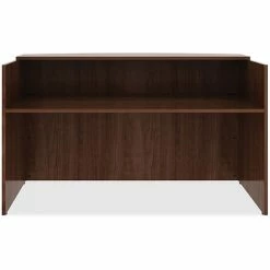 Deals 🔥 Reception Desk, 297/20" X 66" X 29-1/2", Walnut 🎁