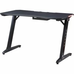 Hot Sale 😉 Standard Ergonomic Gaming Desk, 47" Table Top Width X 23.75" Table Top Depth, 29" Height, Assembly Required, Black 🥰