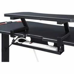 Top 10 👏 Gaming Desk, Powder 🧥 Coated Base, 36" Height X 48" Width X 26" Depth, Assembly Required, Black 🌟 -Essentials shop LLR84393 3
