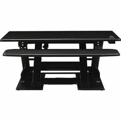 Deals ⌛ Desk Riser, Electric, 28-3/4" X 35-3/4" X 5-1/4"-17-1/8", Black 🎁 -Essentials shop LLR99552 2