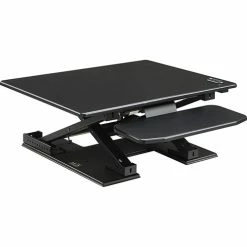 Deals ⌛ Desk Riser, Electric, 28-3/4" X 35-3/4" X 5-1/4"-17-1/8", Black 🎁 -Essentials shop LLR99552 5