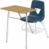 Hot Sale 👍 Student Combo Desk, 24" X 34" X 31", 2/CT, Navy 🎉 -Essentials shop LLR99914