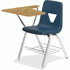 Brand new ⭐ Tablet Arm Student Desk, 20" X 29-1/2" X 30", 2/CT, Navy 🎉