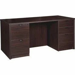 Best reviews of 😍 Double-pedestal Desk F/F B/B/F, 60" X 30" X 29", Espresso 😀