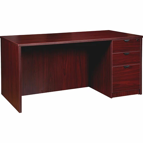 Coupon π₯ Right-pedestal Desk, B/B/F, 60"Wx30"Dx29"H, Mahogany π 3 Coupon π₯ Right-pedestal Desk, B/B/F, 60"Wx30"Dx29"H, Mahogany π