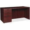 Best Sale ❤️ Left-pedestal Desk, B/B/F, 72"Wx36"Dx29"H, Mahogany ⌛ 1 Best Sale ❤️ Left-pedestal Desk, B/B/F, 72"Wx36"Dx29"H, Mahogany ⌛ -Essentials shop LLRPD3672LSPMY