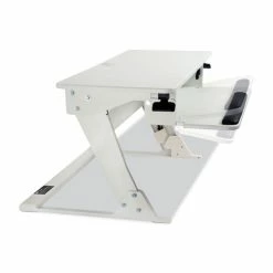 Promo 🌟 Precision Standing Desk, 35.4" X 23.2" X 6.2" To 20", White 🎁 10 Promo 🌟 Precision Standing Desk, 35.4" X 23.2" X 6.2" To 20", White 🎁 -Essentials shop MMMSD60W 3