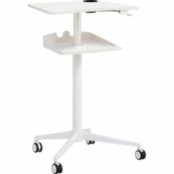 Hot Sale 🧨 Mobile Workstation, 2-Shelf, 25-1/4"X19-3/4"X47-3/4" , We ✔️