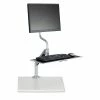 Cheap π Desktop Sit/Stand Workstations, Single Monitor, Silver π 2 Cheap π Desktop Sit/Stand Workstations, Single Monitor, Silver π -Essentials shop SAF2130SL