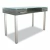 Top 10 🔔 Prestige Glass Writing Desk, 47.1" X 23.5" X 29.5", Gray ❤️ -Essentials shop UOS24398955