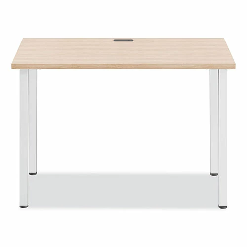 Hot Sale π Essentials Writing Table-Desk, 42" X 23.82" X 29.53", Natural Wood/Silver π 3 Hot Sale π Essentials Writing Table-Desk, 42" X 23.82" X 29.53", Natural Wood/Silver π