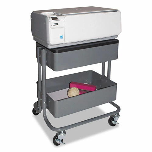 Discount ๐ Multi-Use Storage Cart/Stand-Up Workstation, 15.25w X 11.25d X 18.5 To 39h, Gray ๐ฅฐ 6 Discount ๐ Multi-Use Storage Cart/Stand-Up Workstation, 15.25w X 11.25d X 18.5 To 39h, Gray ๐ฅฐ - Image 4