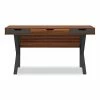 Cheapest 😉 Stirling Table Desk, 59.75" X 23.75" X 31", Natural Walnut/Charcoal Gray 👍 -Essentials shop WHLST60D